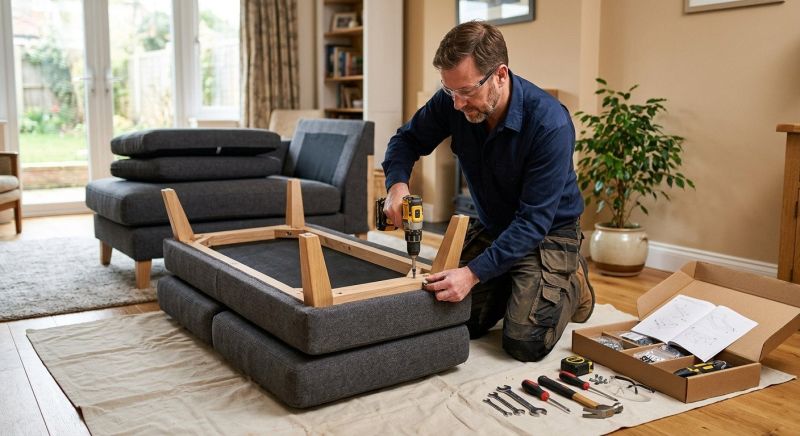 Couch Assembly in Alpharetta, GA