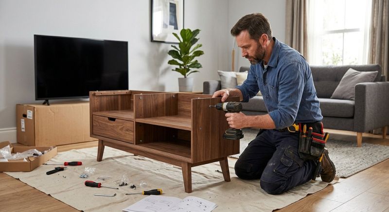 Tv Stand Assembly in Denver, CO