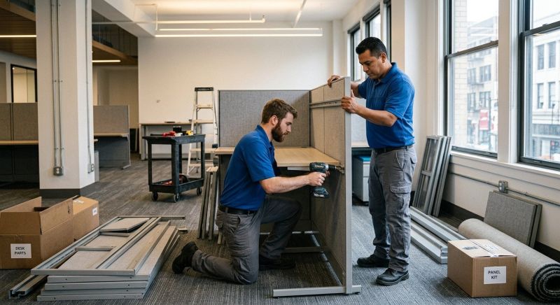 Conference Table Assembly in Denver County, CO